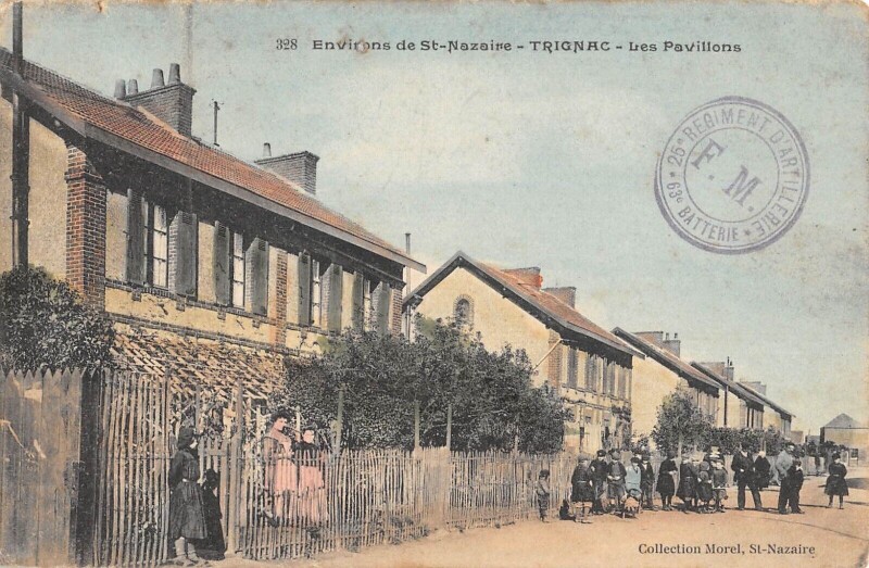 Carte postale ancienne Environs De Saint Nazaire / Trignac / Les Pavillons à Saint-Nazaire