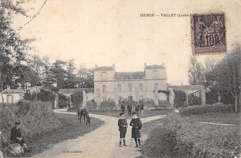 Carte postale ancienne Iseron - Vallet - Loire Atlantique à Vallet
