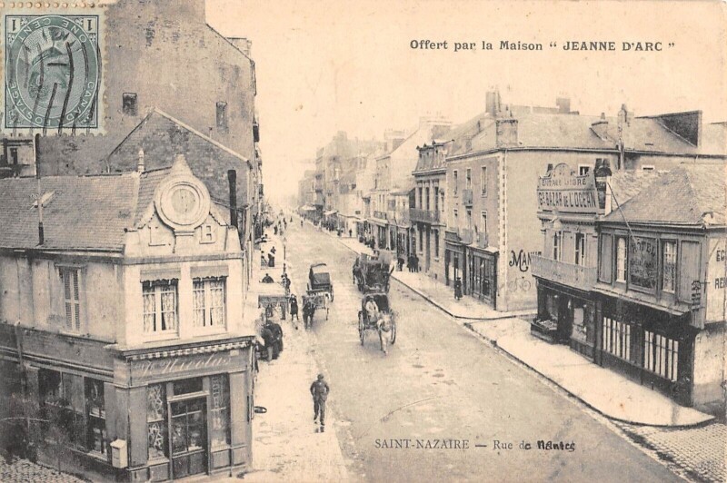 Carte postale ancienne Nantes - Rue De Nantes - V.lamoureux - A Jeanne D'Arc - Maison Speciale D à Nantes