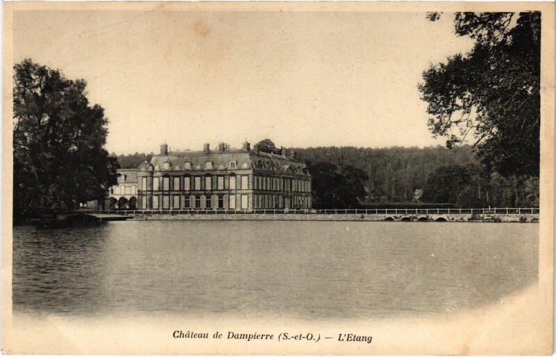 Carte postale ancienne Dampierre Chateau - L'Etang