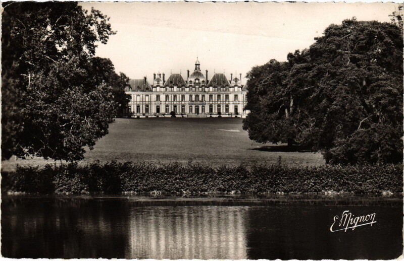 Carte postale ancienne Sonchamp Chateau de Pinceloup - Piece d'Eau à Sonchamp