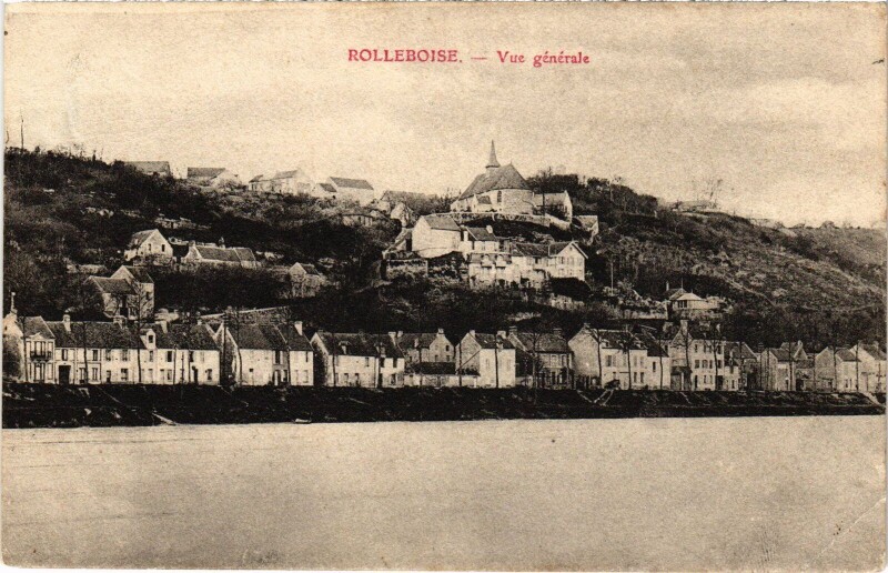 Carte postale ancienne Rolleboise Vue Generale à Rolleboise