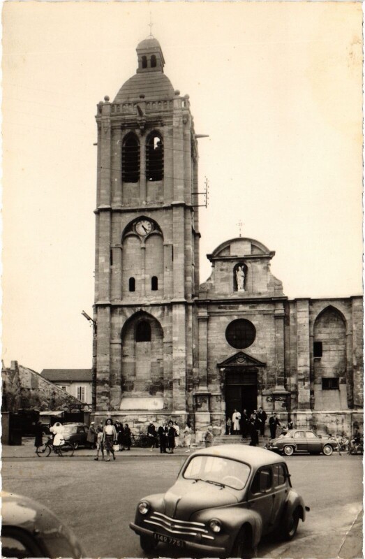 Carte postale ancienne Houilles Eglise à Houilles