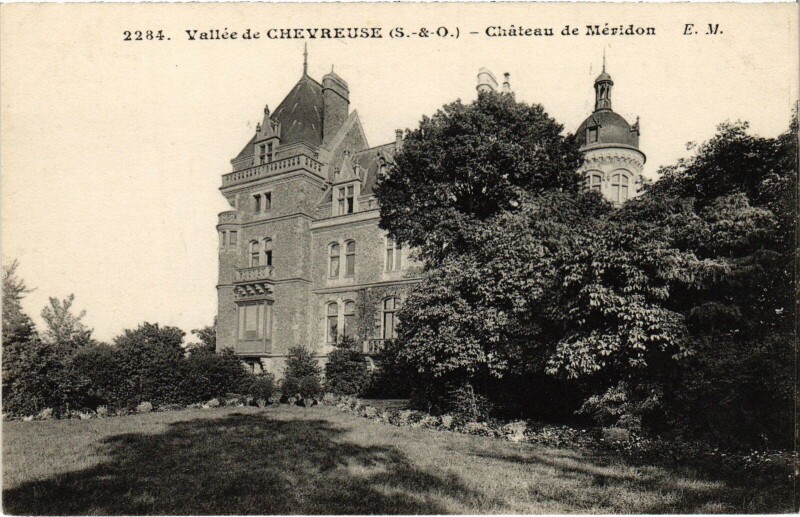 Carte postale ancienne Chateau de Meridon