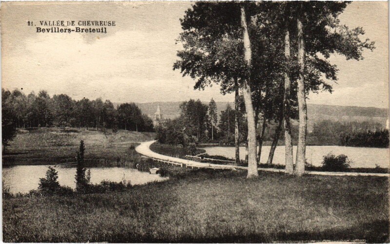 Carte postale ancienne Bevillers Breteuil - Landscape