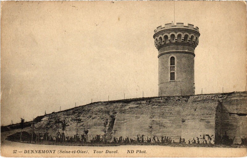 Carte postale ancienne Dennemont Tour Duval