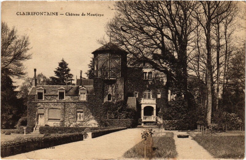 Carte postale ancienne Clairefontaine Chateau de Montjoye