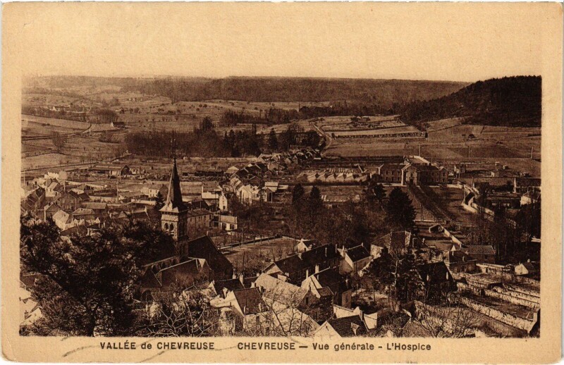 Carte postale ancienne Chevreuse Hospice - Vue Generale à Chevreuse