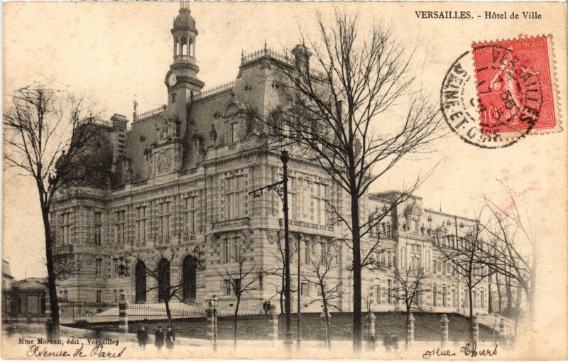 Carte postale ancienne Versailles Hotel de Ville à Versailles