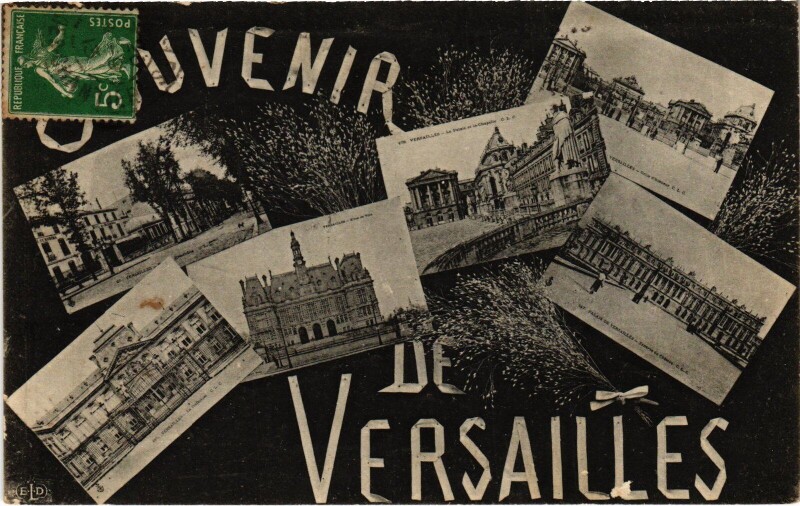 Carte postale ancienne Versailles Scenes à Versailles