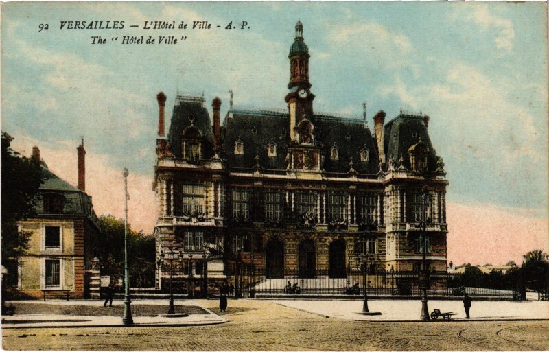 Carte postale ancienne Versailles Hotel de Ville à Versailles