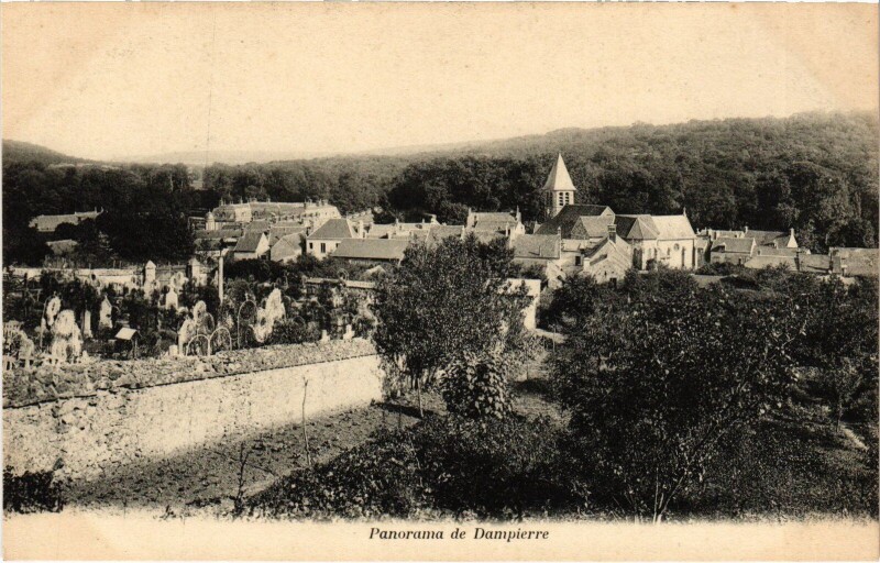 Carte postale ancienne Dampierre Panorama
