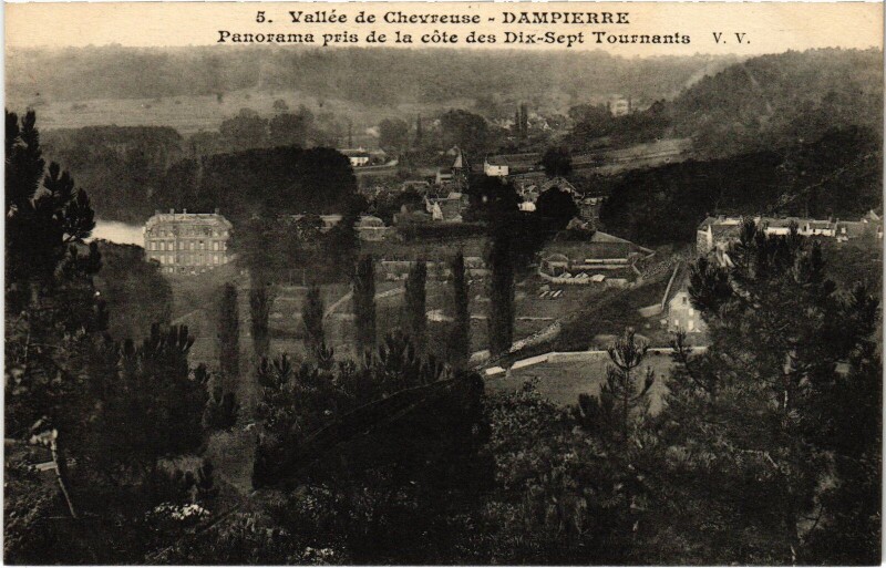 Carte postale ancienne Dampierre Panorama