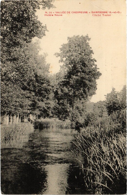 Carte postale ancienne Dampierre Riviere Neuve