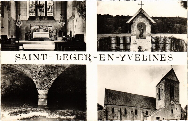 Carte postale ancienne Saint-Leger-en-Yvelines Scenes
