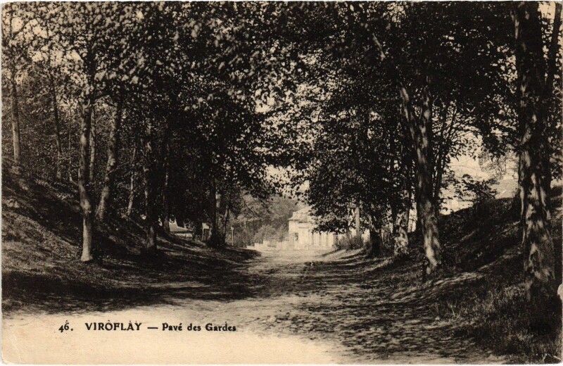 Carte postale ancienne Viroflay Pave des Gardes à Viroflay