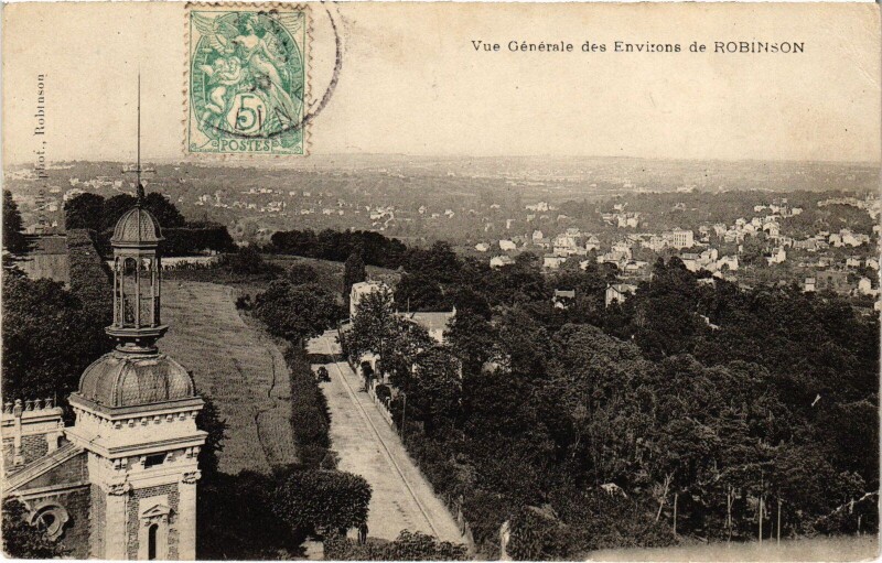 Carte postale ancienne Environs de Robinson Vue Generale
