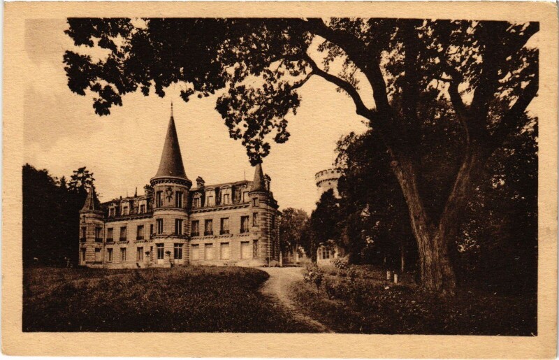 Carte postale ancienne Hardricourt Le Chateau à Hardricourt