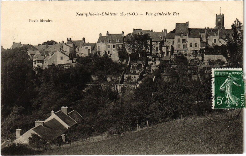 Carte postale ancienne Neauphle-le-Chateau Vue Generale