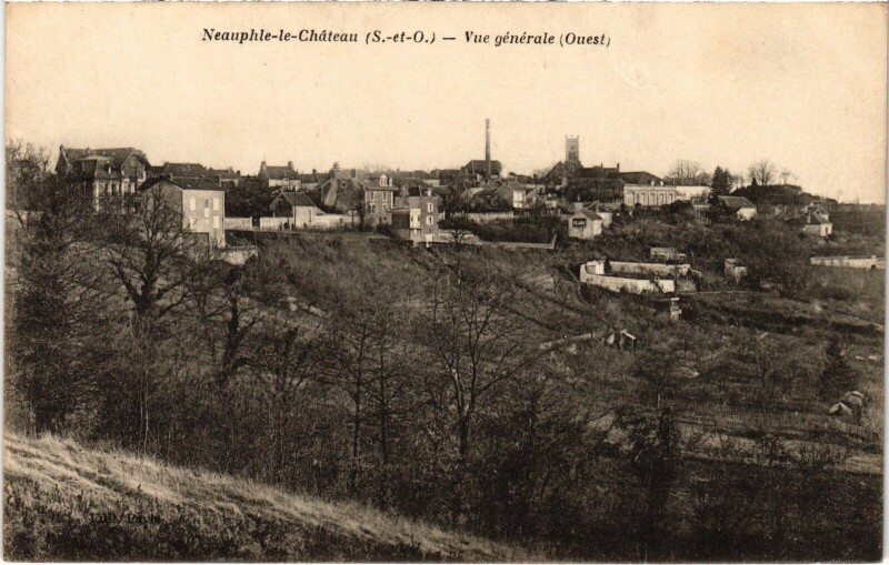 Carte postale ancienne Neauphle-le-Chateau Vue Generale