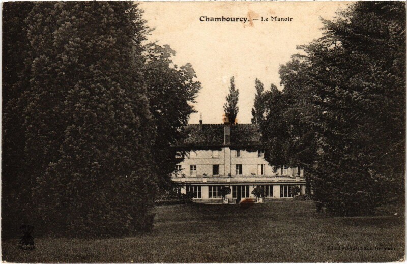 Carte postale ancienne Chambourcy Le Manoir à Chambourcy