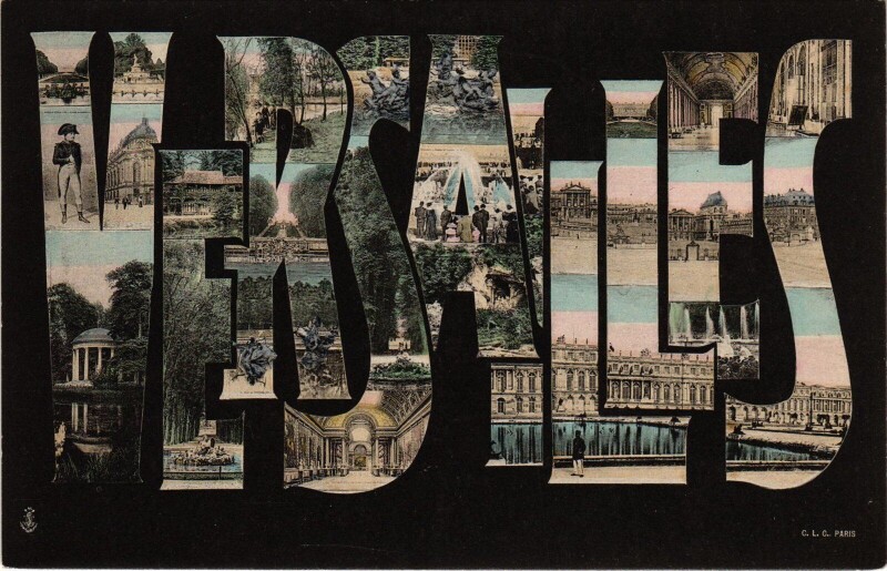 Carte postale ancienne Versailles Scenes à Versailles