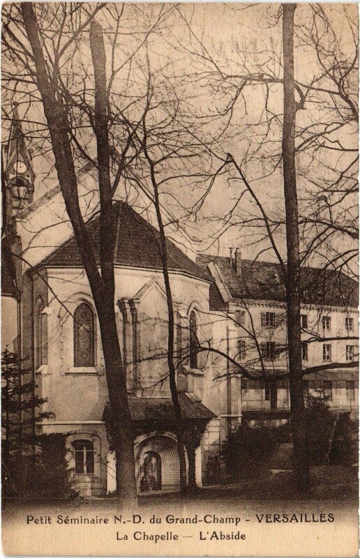 Carte postale ancienne Versailles Petit Seminaire N.-D. du Grandchamp - Chapelle à Grandchamp