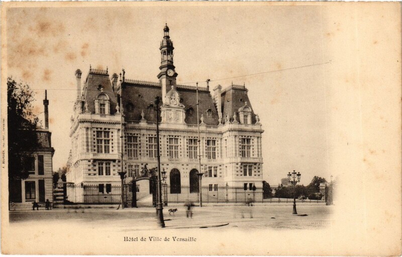 Carte postale ancienne Versailles Hotel de Ville à Versailles