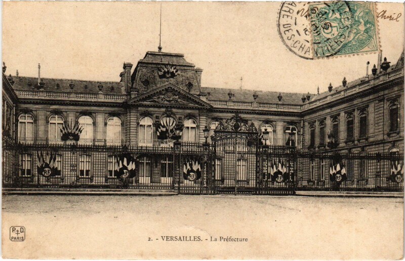 Carte postale ancienne Versailles La Prefecture à Versailles