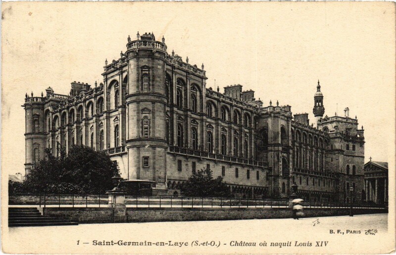 Carte postale ancienne Saint-Germain-en-Laye Le Chateau à Saint-Germain-en-Laye