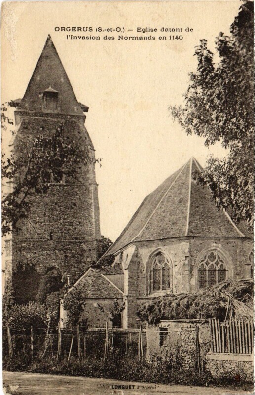 Carte postale ancienne Orgerus Eglise à Orgerus