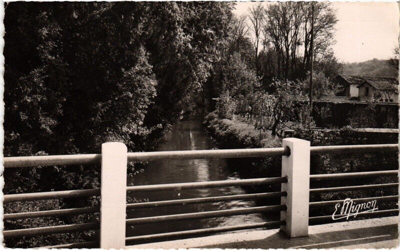 Carte postale ancienne Maule Les Bords de la Belique à Maule