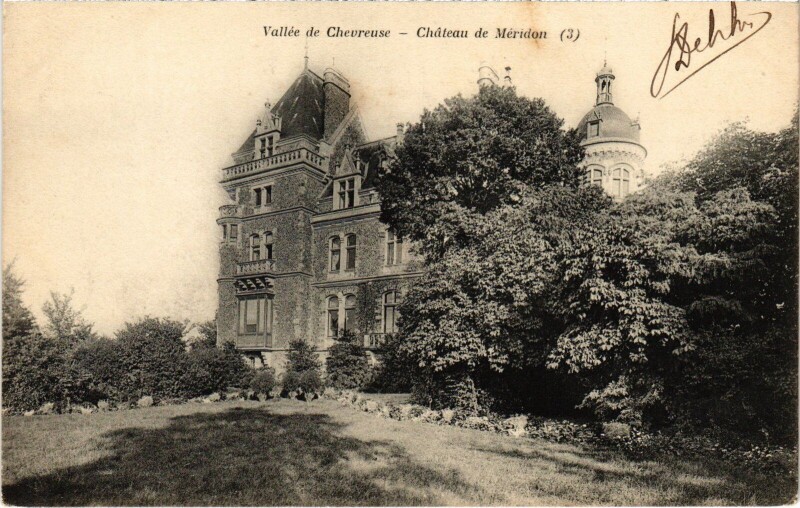 Carte postale ancienne Chateau de Meridon