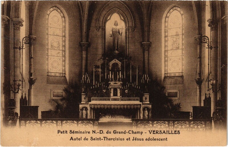 Carte postale ancienne Versailles Petit Seminaire N.-D. du Grandchamp à Grandchamp