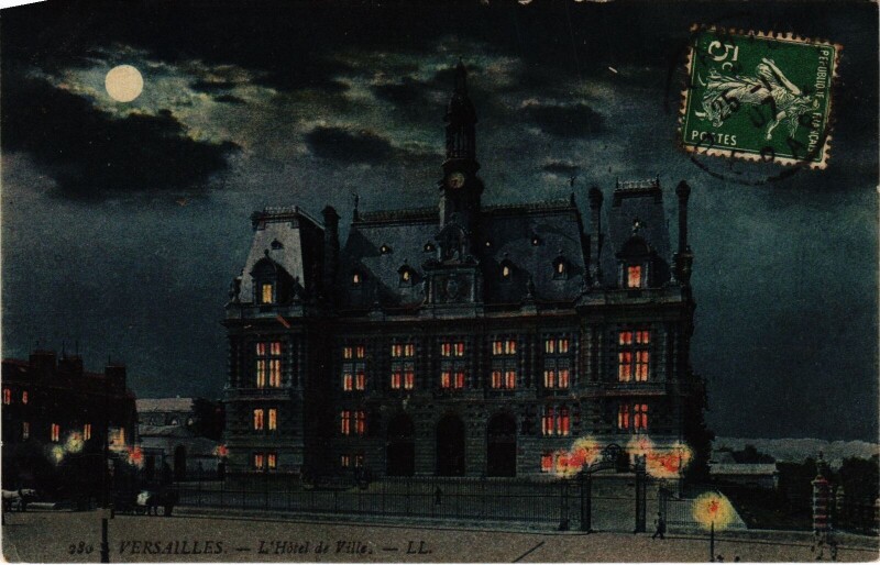 Carte postale ancienne Versailles Hotel de Ville à Versailles