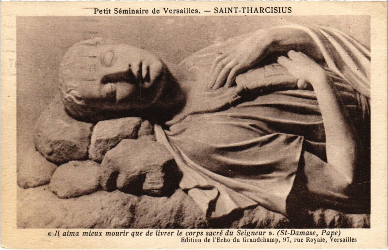 Carte postale ancienne Versailles Petit-Seminaire - Saint-Tharcisius à Versailles