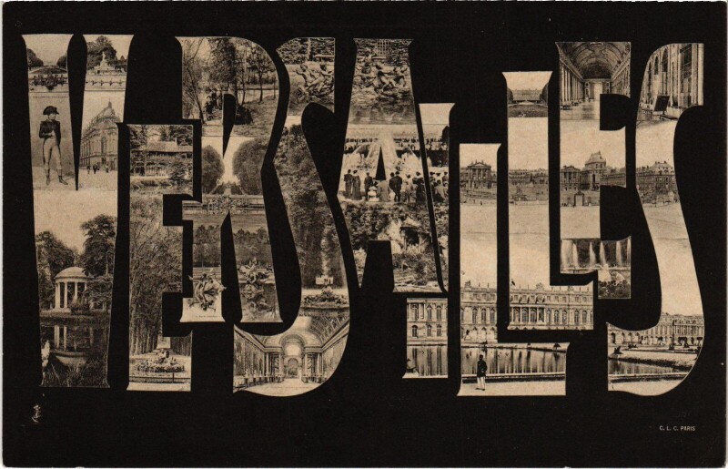 Carte postale ancienne Versailles Scenes à Versailles