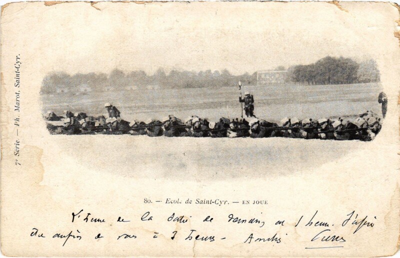 Carte postale ancienne Saint-Cyr-l'Ecole En Joue