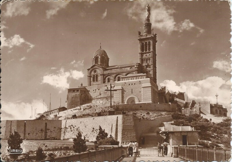 Carte postale ancienne 13 - Marseille - 03a - Notre Dame de La Garde à Marseille