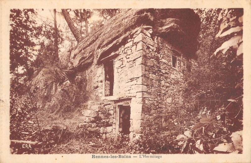 Carte postale ancienne Rennes Les Bains - L'Hermitage à Rennes-les-Bains