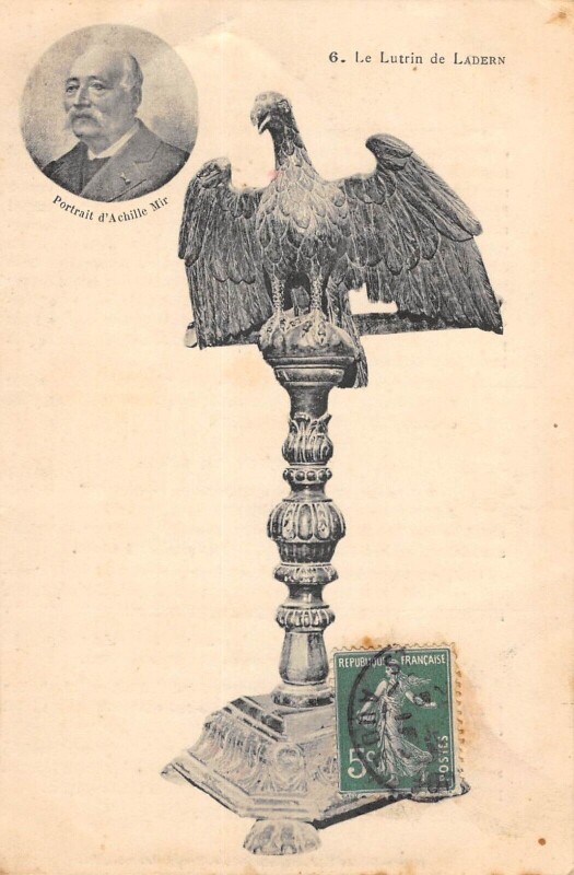 Carte postale ancienne Le Lutrin De Ladern