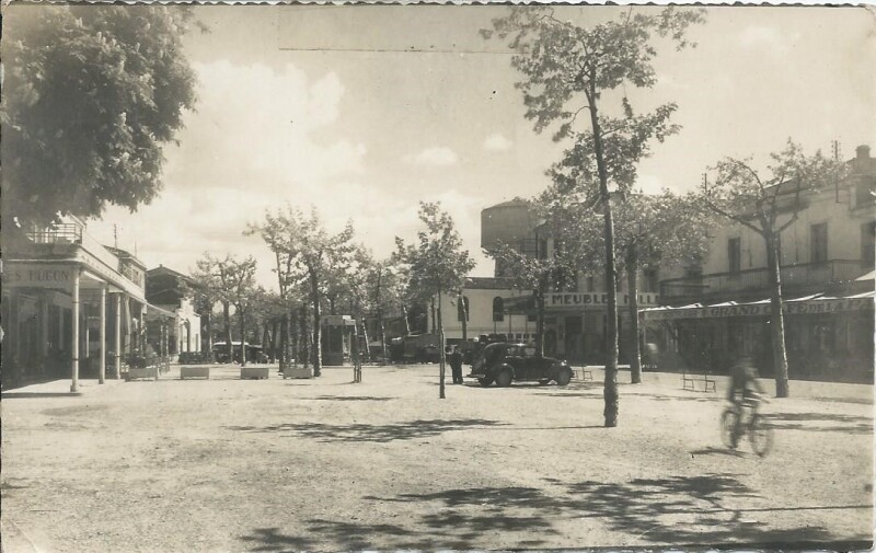 Carte postale ancienne Rue Novello à Tonneins