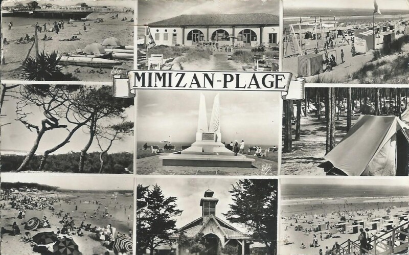 Carte postale ancienne Mimizan-Plage - Multi-Photos à Mimizan