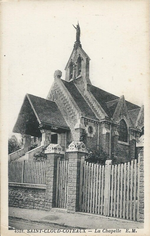 Carte postale ancienne La Chapelle à Saint-Cloud