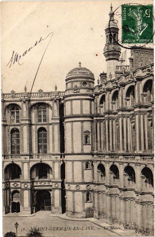 Carte postale ancienne St Germain en Laye Le Musee