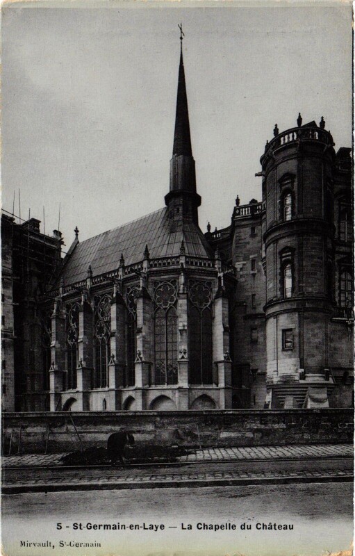Carte postale ancienne St Germain en Laye La Chapelle du Chateau