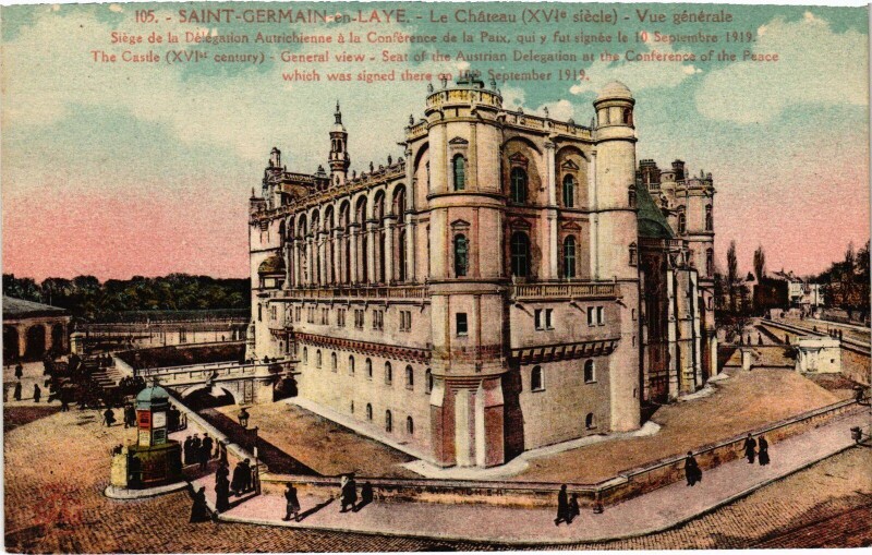 Carte postale ancienne St Germain en Laye Chateau