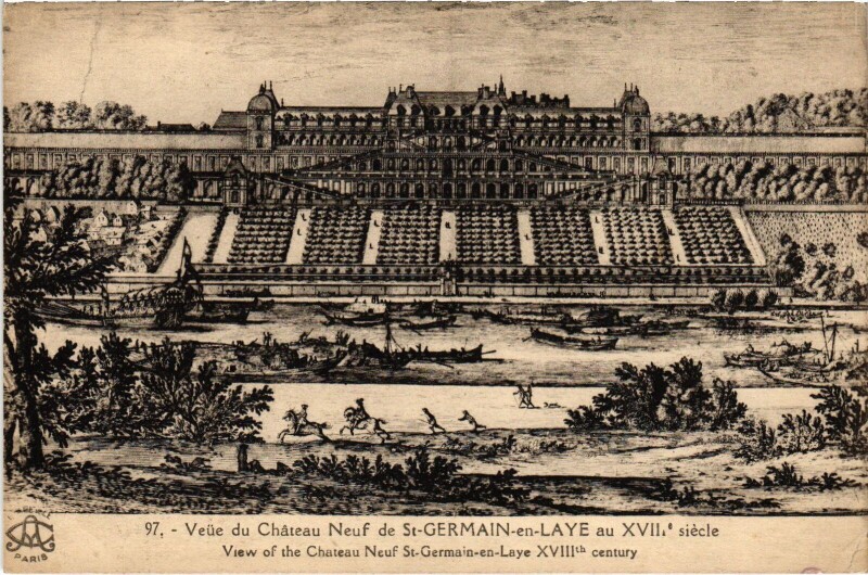 Carte postale ancienne St Germain en Laye Chateau