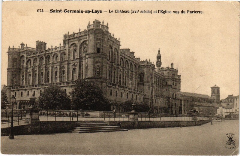 Carte postale ancienne St Germain en Laye Chateau