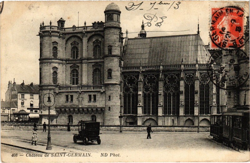 Carte postale ancienne St Germain en Laye Chateau